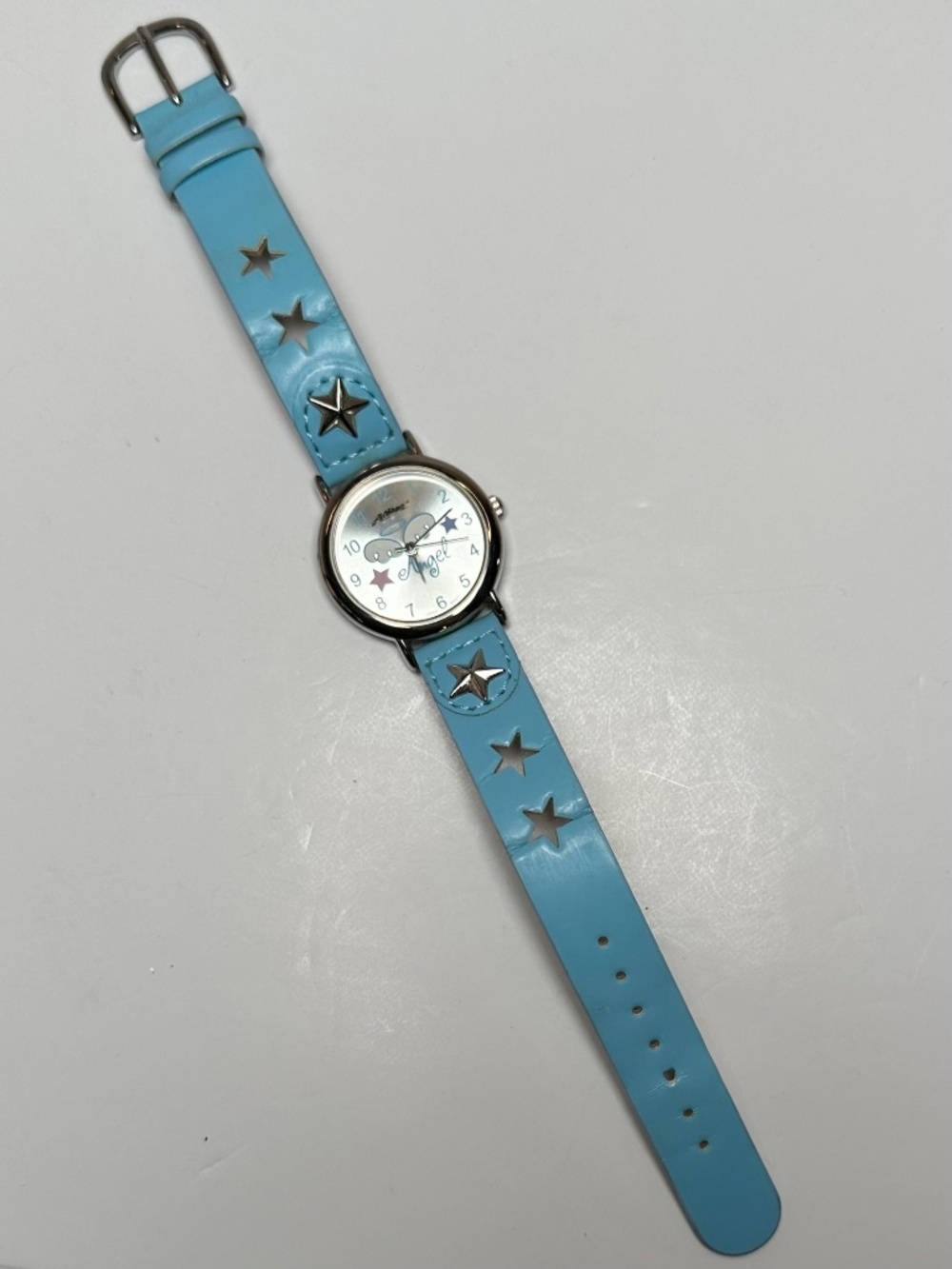 Y2K Angel Watch Blue Star Strap | New Old Stock | Never Worn w/ Tag - Picture 7 of 8